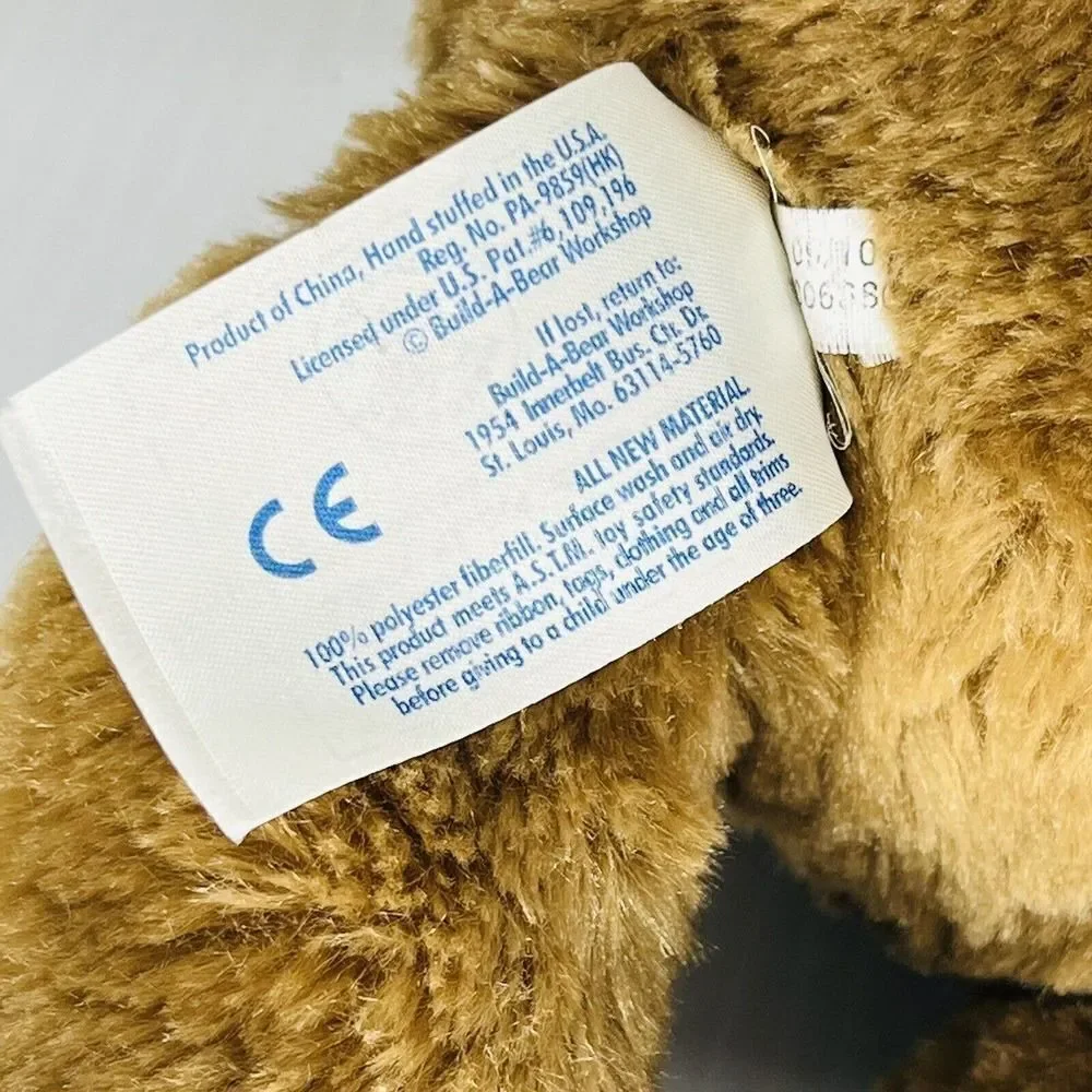 Build A Bear BEAREMY Stuffed Plush Bear Official Mascot 15